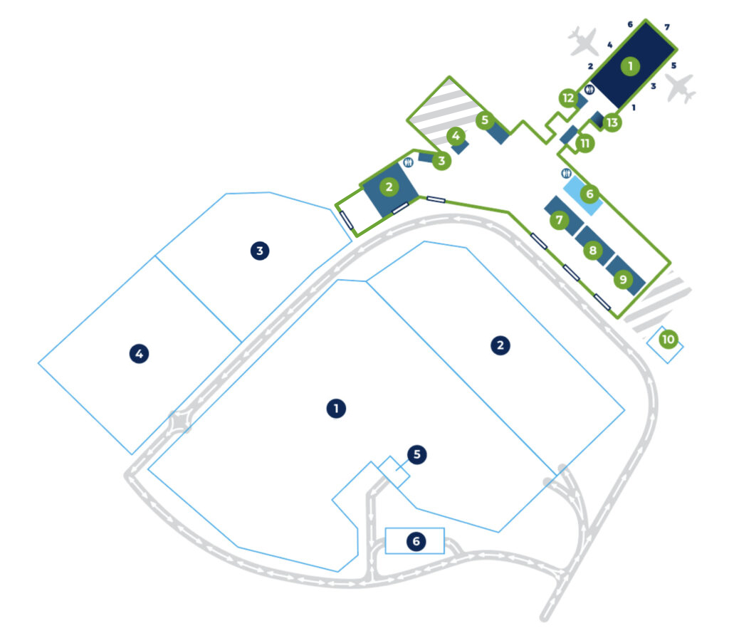 Airport Map - Tri-Cities Airport